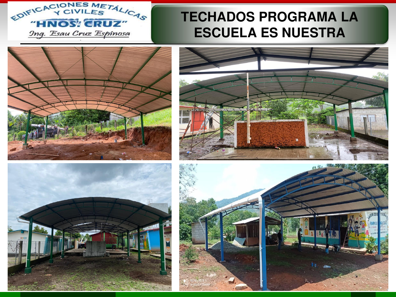 Techados programa La Escuela es Nuestra