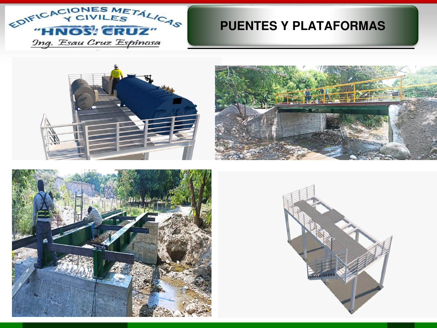 Puentes y plataformas